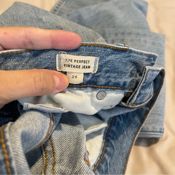 Madewell The Perfect Vintage Jean Women’s Straight Leg Size 26 - Picture 5 of 5